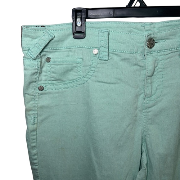 Maurice’s Mint Green Skinny Jeans Size 18 - Picture 4 of 12